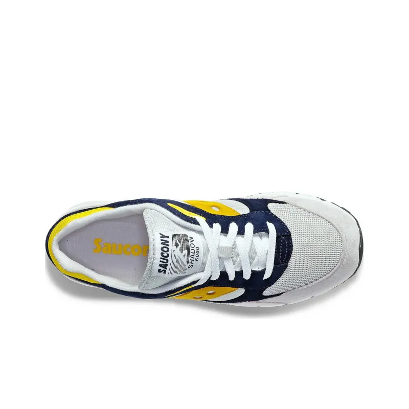 Saucony Shadow 6000 Grey Navy Yellow-3