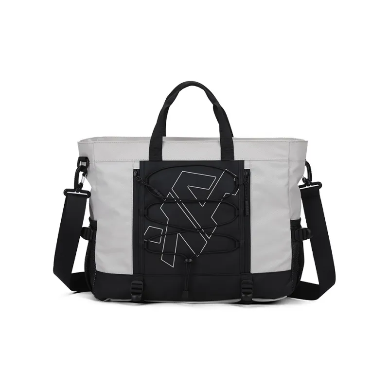 AOKING AK Polyester Travel Bag, One Shoulder Handbag Regular Unisex Black, Gray-0