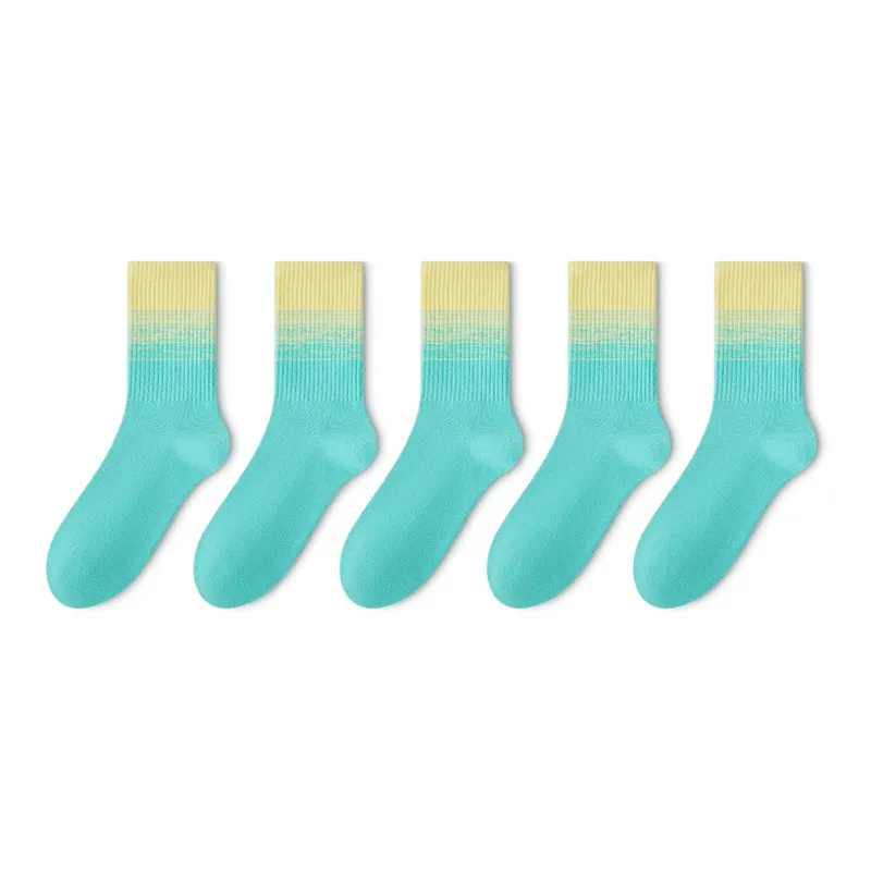 LUOLIAN Mid Calf Socks Women's 5 Pack-26