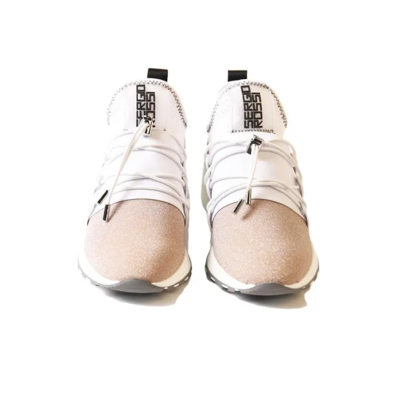 SERGIO ROSSI Lightweight Low-Top Casual Shoes Women's Beige Brown-4