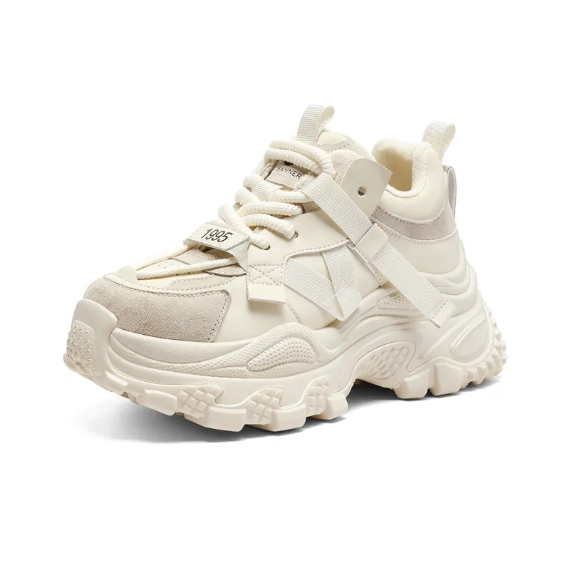 C°BANNER Height Increasing Warmth Low-Top Chunky Sneakers Women's-6