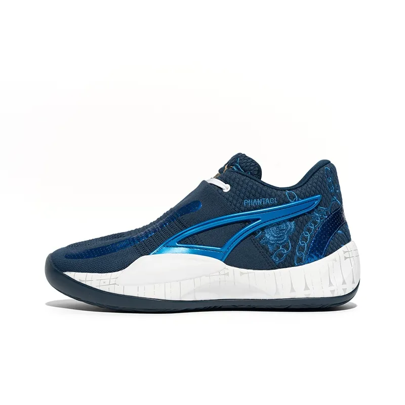 PUMA x PHANTACI Mid Top Basketball Shoes Unisex Blue-0