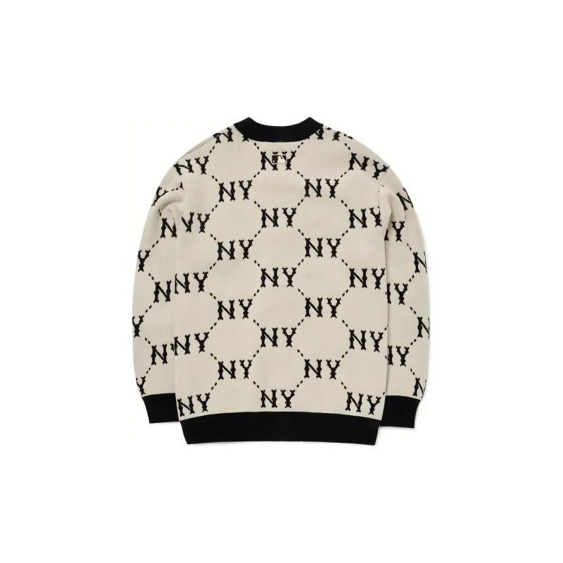 MLB Base Logo Sweaters Unisex White-1
