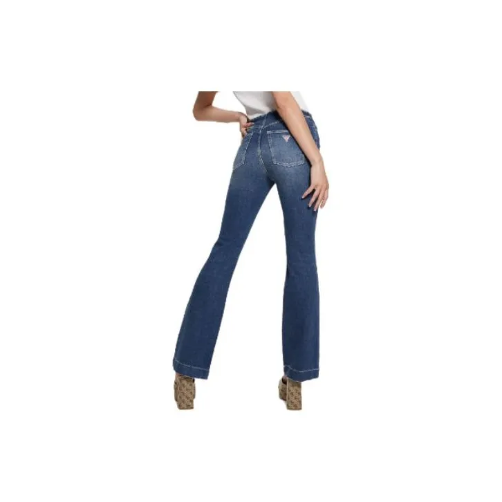 GUESS Flare Denim Pant Jeans Women's Blue-1