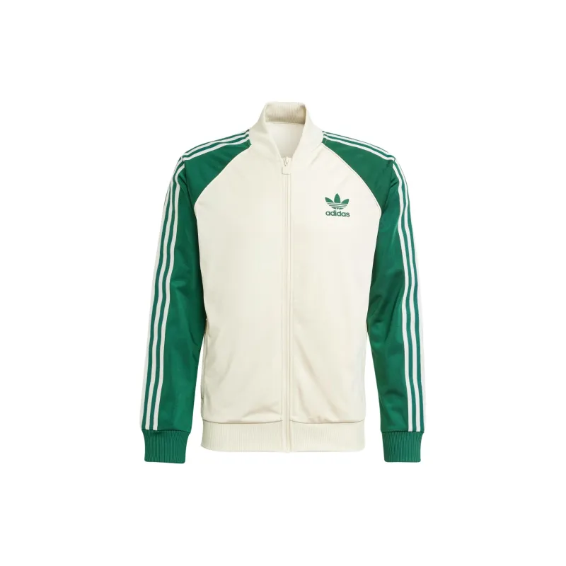 track jacket beige adidas pak