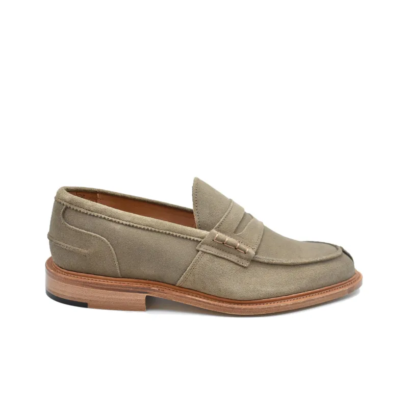 Tricker's Slip-on Suede Loafers-1