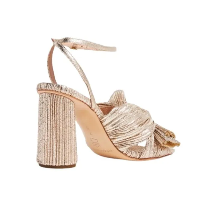 Loeffler Randall Camellia Pleated Knot 90mm Sandals-3
