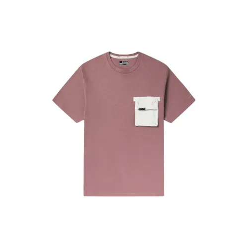 Columbia Transit T-Shirts Unisex Gray Pink