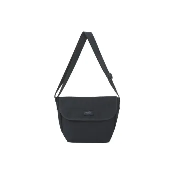 Anello Polyester Shoulder Bag, Crossbody Bag Mini Unisex Black