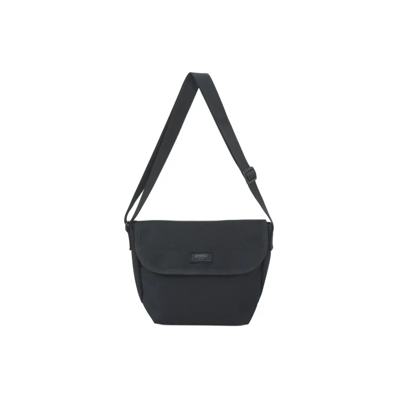 Anello Polyester Shoulder Bag, Crossbody Bag Mini Unisex Black-0
