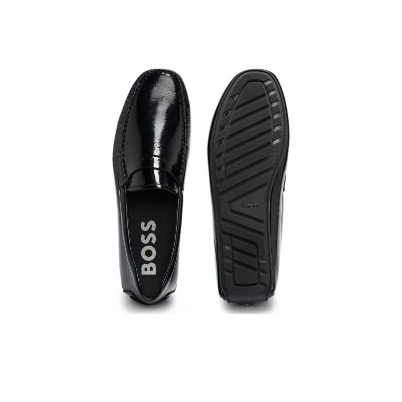 HUGO BOSS Loafers Men Black-4
