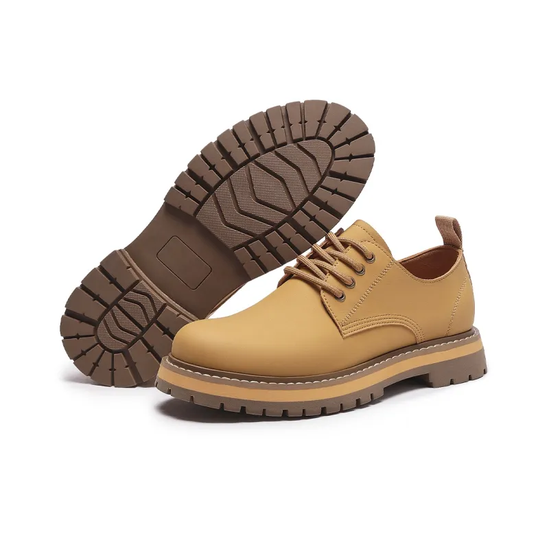 Hotwind Dad Shoes Work Boots Men's Yellow-3