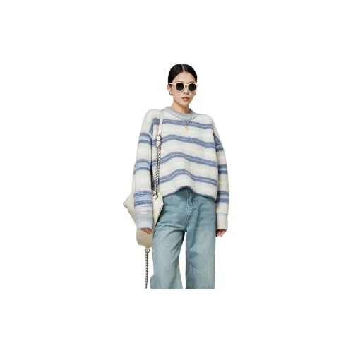 Weekly Knitwear Women's Blue Stripes