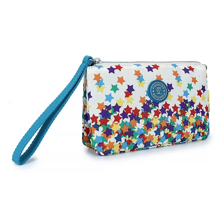 FIDO DIDO Oxford Small Square Clutch Bag Mini Women's White-1