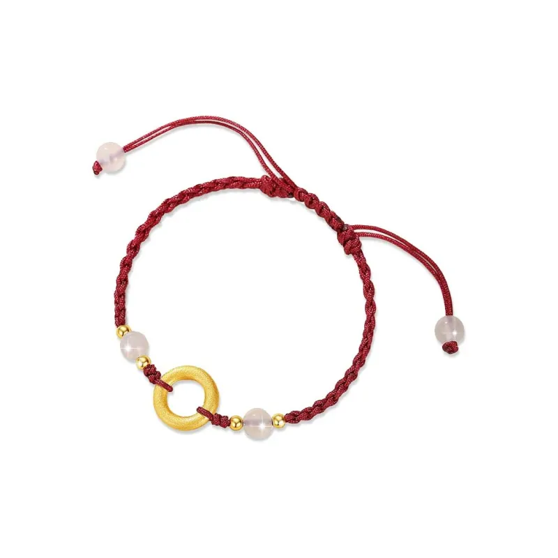 Jingleo Chalcedony Jade Bracelet/Anklet Unisex-2