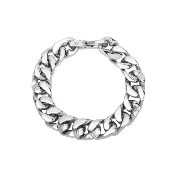 LOUIS VUITTON Metal Bracelets Unisex Silver