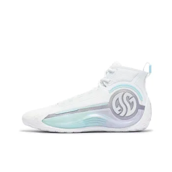 361° AG4 SOAR Ice Blade Cushioning Anti Slip And Wear Resistant High Top Basketball Shoes Men's 361° White/Glacier Blue