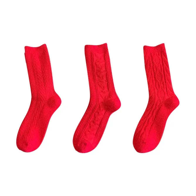 Cheemy Free Versatile Comfortable Skin-Friendly Crew Socks Women's 3 Pack-2