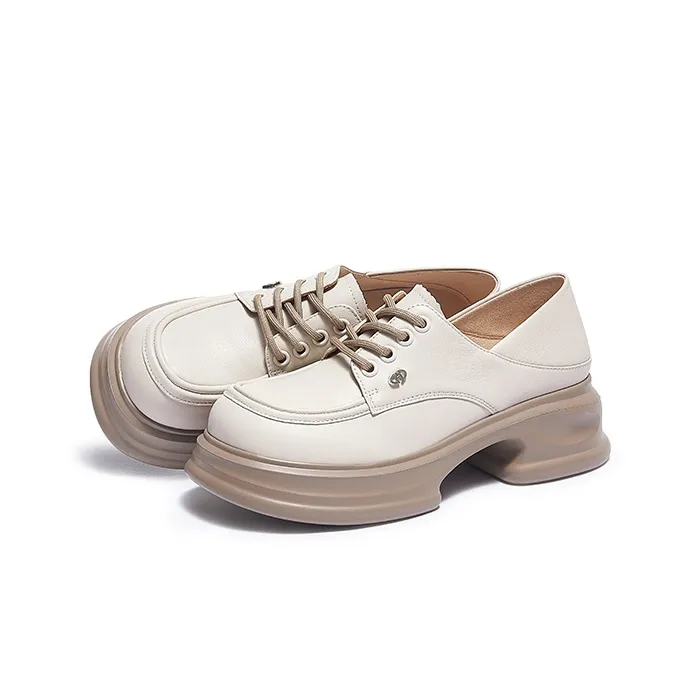 CAMEL Loafers Chunky Heel Women's-8