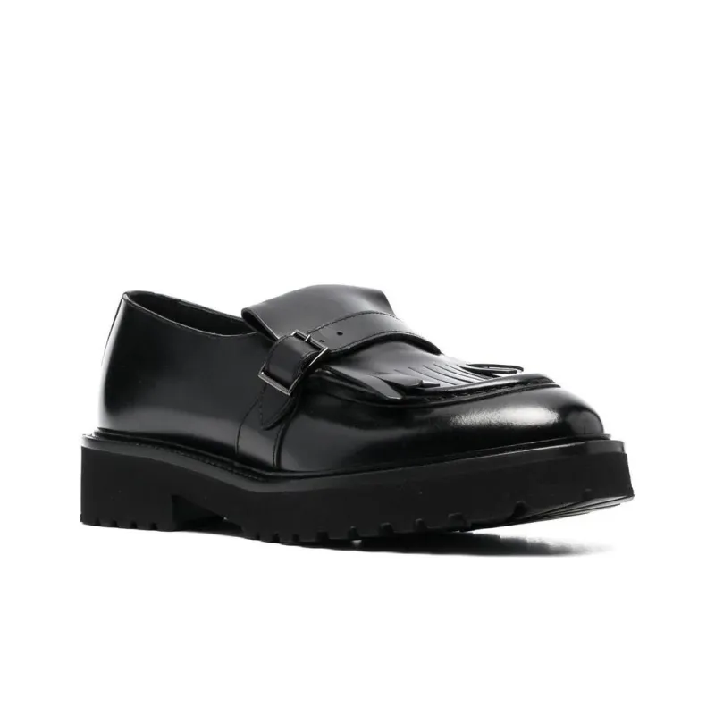DOUCAL'S Fringed Leather Loafers Women's-2