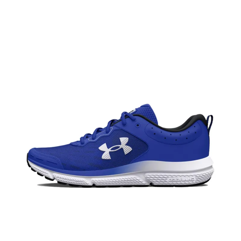 Under Armour Charged Assert 10 Cushioning Low Top Running Shoes Men's Blue White-0
