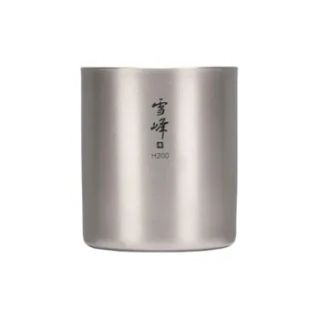 Snow Peak Outdoor Water Equipment Water Container 200ml 450ml Titanium