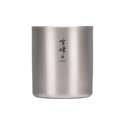 Snow Peak Outdoor Water Equipment Water Container 200ml 450ml Titanium