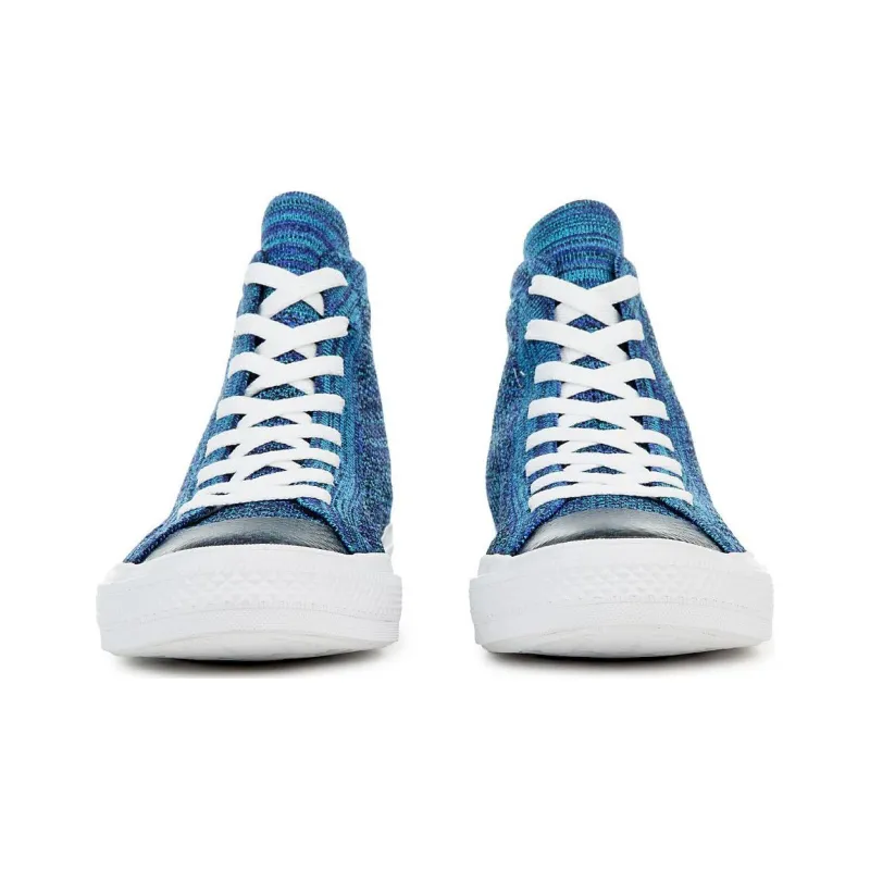 Chuck Taylor All Star Nike X Converse Flyknit Hi 'True Indigo'-5
