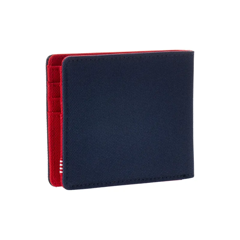 Herschel Polyester Storage Bags Card Holder Wallet Unisex Blue/Multicolor Red-4