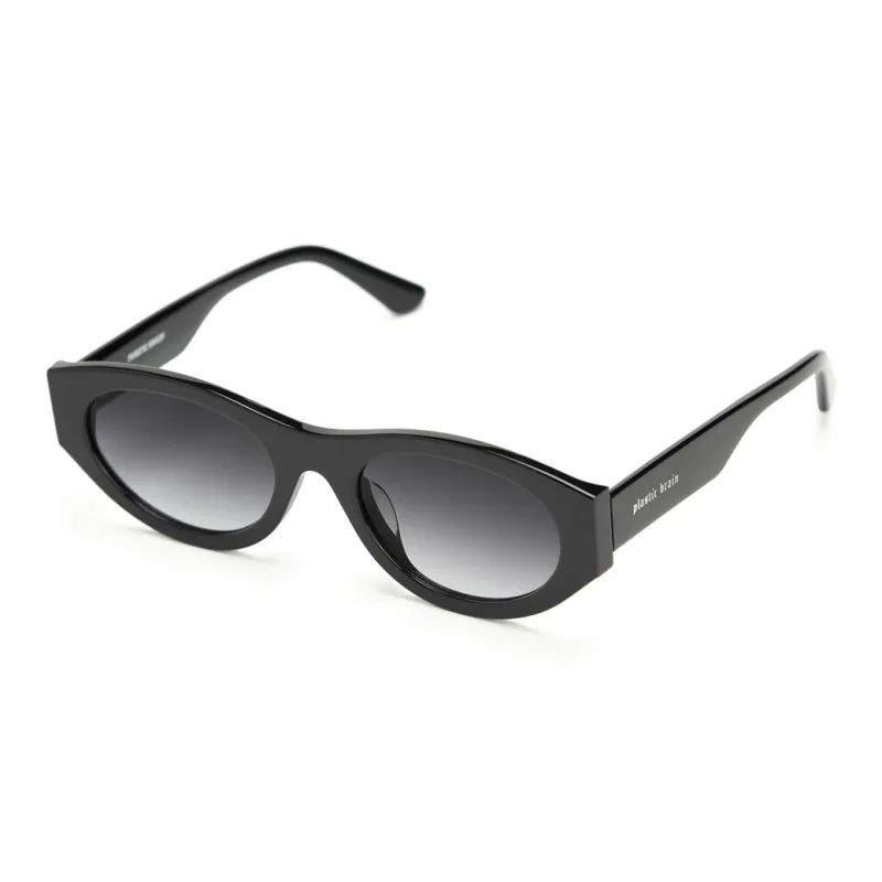 PLASTIC BRAIN Oval Plate Frame Ink Lens Unisex-0