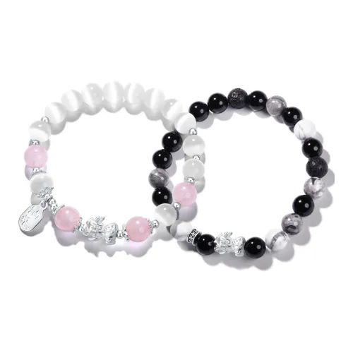 North Cain Colored Glaze Jade Bracelets Women's