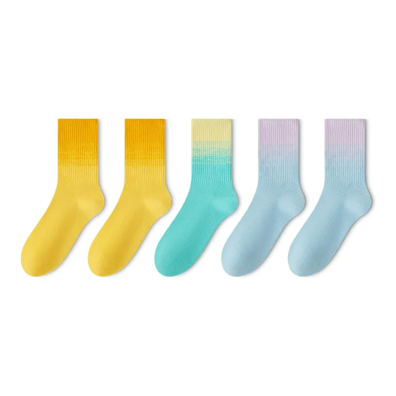 LUOLIAN Mid Calf Socks Women's 5 Pack-3