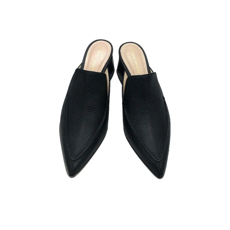 NICHOLAS KIRKWOOD Closed Toe Slippers With Chunky Heel Women's Black-3
