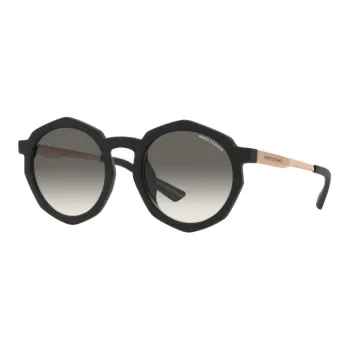 ARMANI EXCHANGEAE Injection Molded Irregular Shape Sunglasses Unisex Black