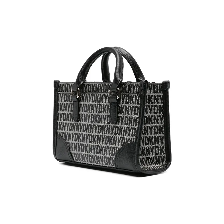 DKNY Artificial Leather Portable Crossbody Bag Shoulder Bag Small Size Women's Black-1