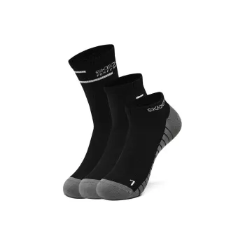 Skechers Sports Collection Knee High Socks Unisex 3 Pack Carbon Black