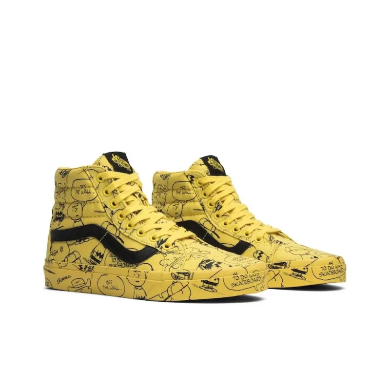 Vans Sk8 Hi Peanuts Charlie Brown-2