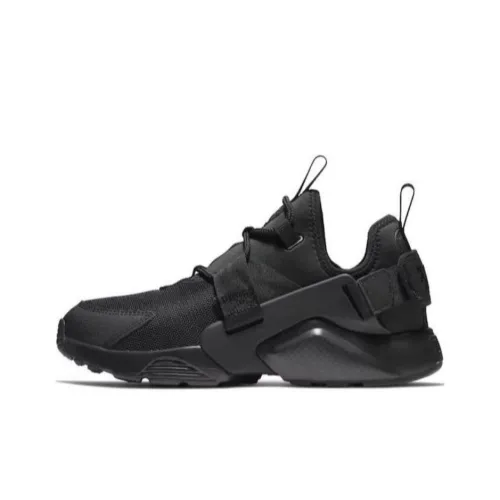 Nike Air Huarache City Low Triple Black Women's