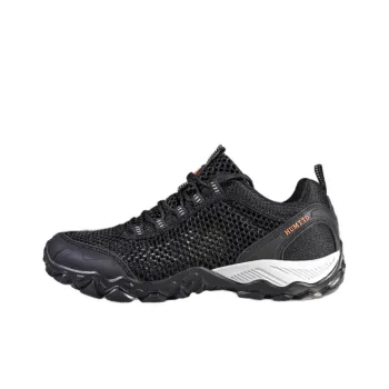 HUMTTO Cushioning Wear-Resistant Low-Top Outdoor Shoes Men's Black
