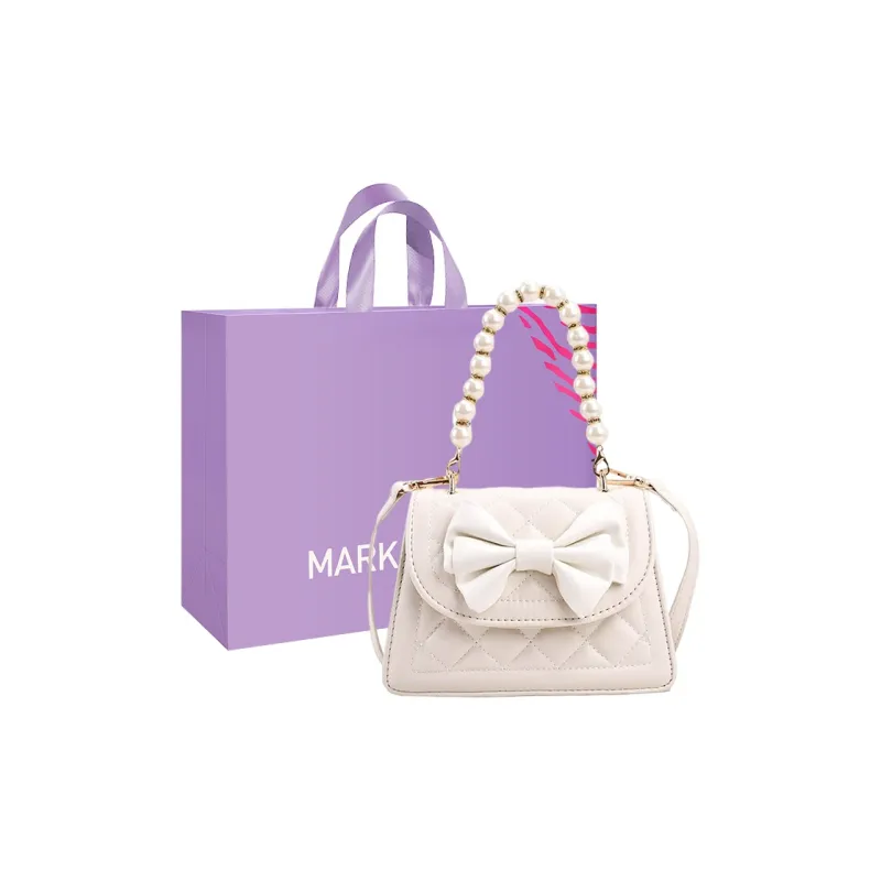MARKANGARO PU Diamond Pattern Handbag Crossbody Bag Regular Women's White Pink Multicolor-1