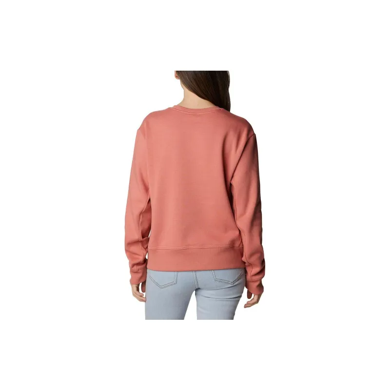 Columbia Lodge Crew IV Sweatshirt Women's Coral-1