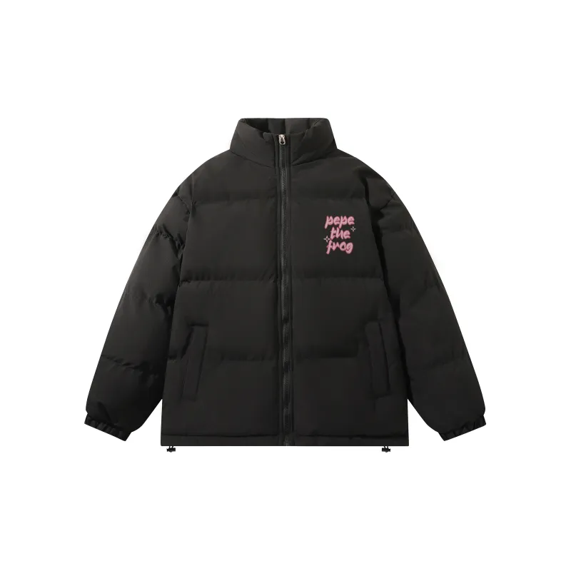 Pepe The Frog Puffer Jacket Unisex-1