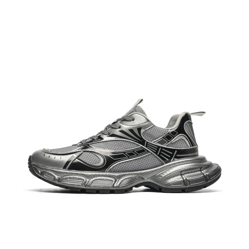 C°BANNER Low Top Chunky Sneakers Men's Gunmetal-0