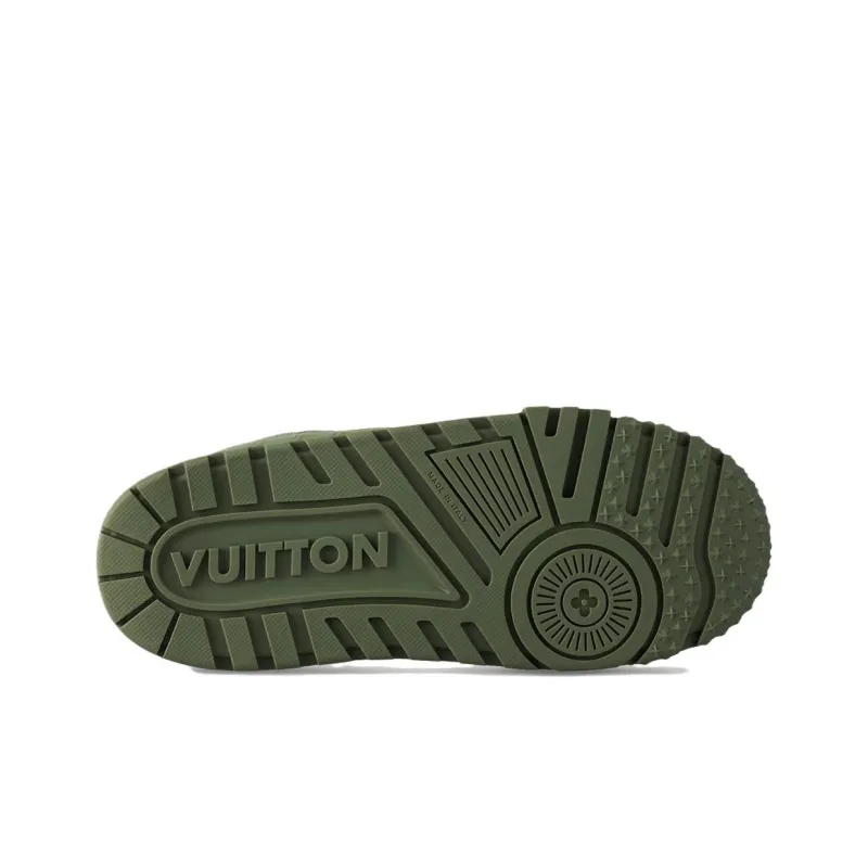 LOUIS VUITTON Lv Trainer Maxi Sneaker Khaki-4