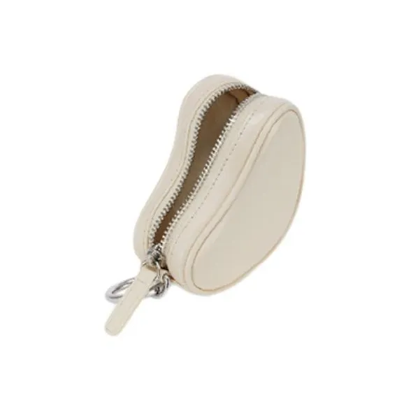FIND KAPOOR Artificial Leather Clutch Coin Purse Mini Women's White/Black/Silver/Pink-4