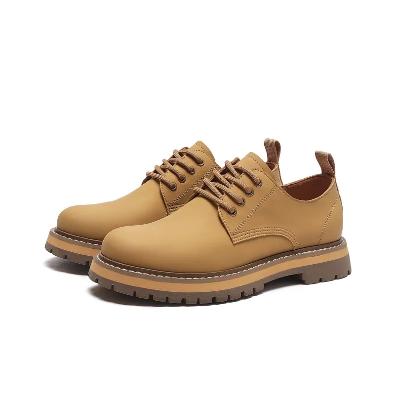 Hotwind Dad Shoes Work Boots Men's Yellow-2