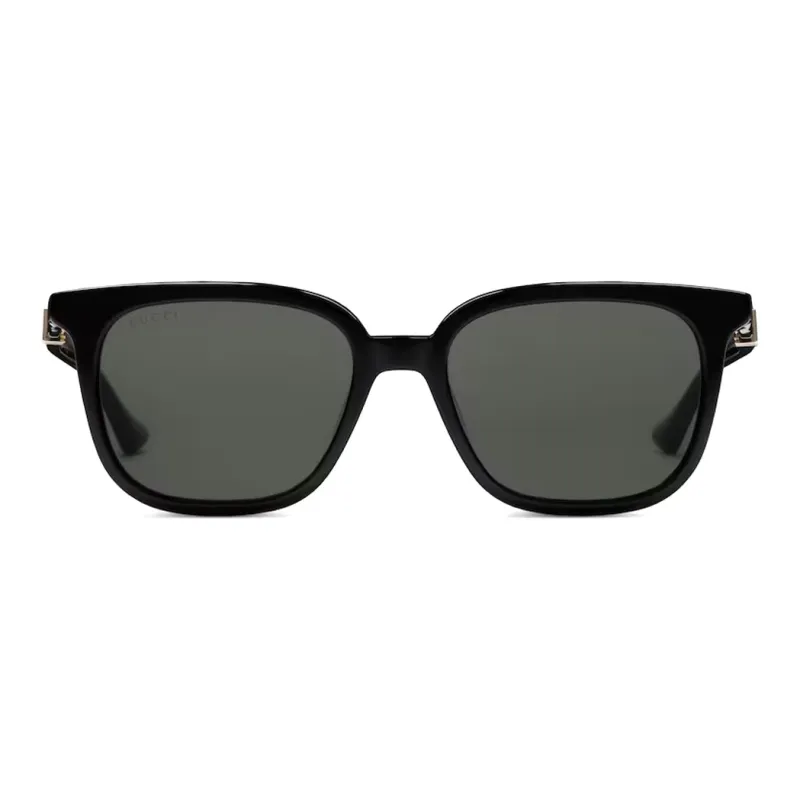 GUCCI Acetate Butterfly Sunglasses Men's Black-0