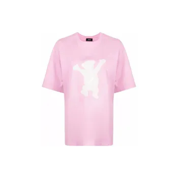 WE11DONE Teddy Bear Graphic print T shirt