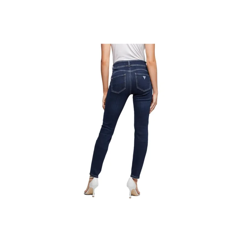 GUESS Eco Shape Up Skinny Jeans Jeans Women's Navy Blue-1