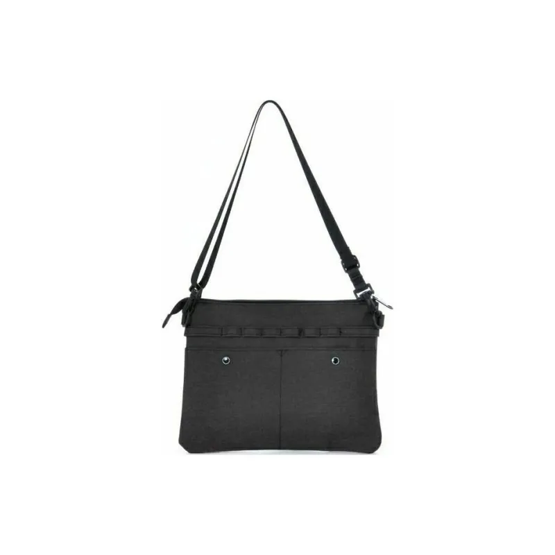 Anello Polyester Shoulder Bag Crossbody Bag Unisex Black-1